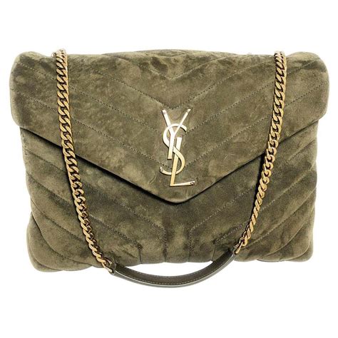 ysl bag suede